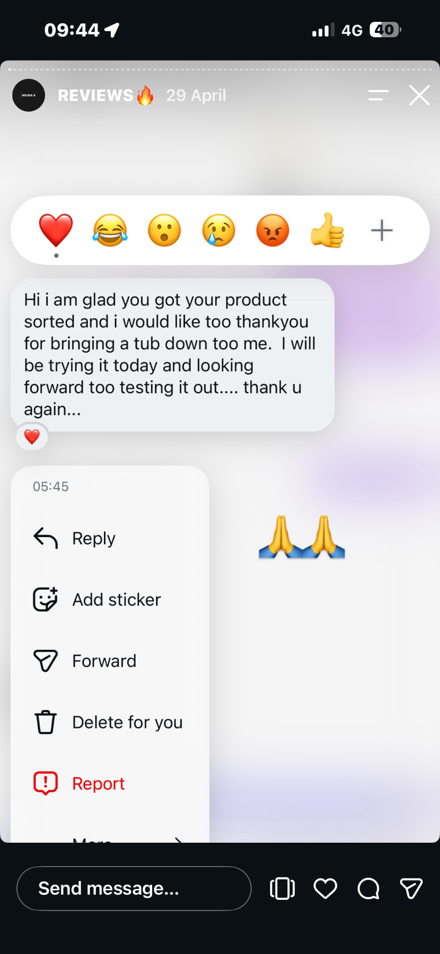Grateful Customer